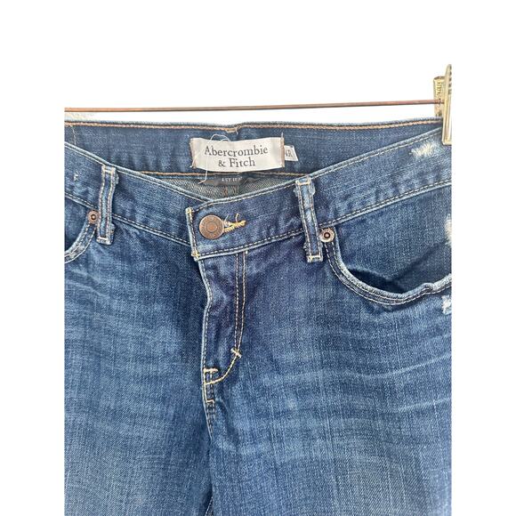 Abercrombie and Fitch jeans Sz 4R Flair bottom bootcut denim - Picture 4 of 4